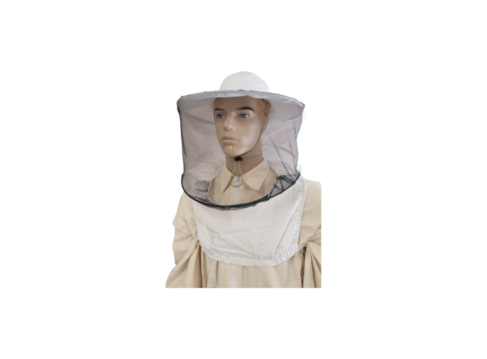 Beekeeping veil with opening mesh and arm openings