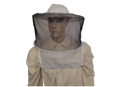 Beekeeping hat with pull-down veil