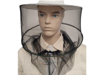 Beekeeping hat with drawstring